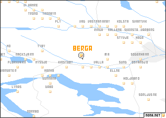 map of Berga
