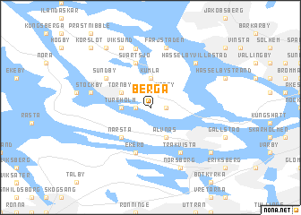 map of Berga