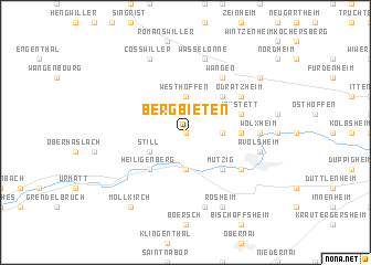 map of Bergbieten