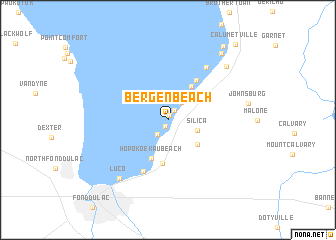 map of Bergen Beach