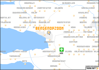 map of Bergen op Zoom