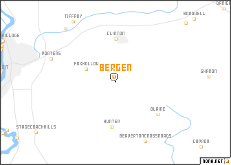 map of Bergen