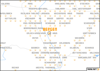 map of Bergen