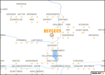 map of Bergern