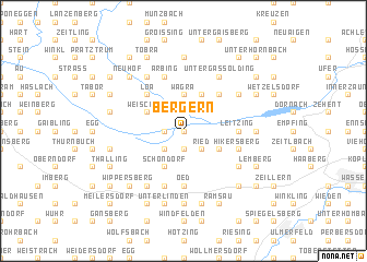 map of Bergern