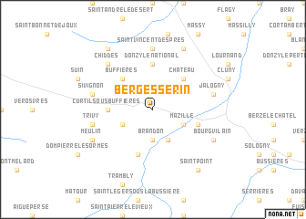 map of Bergesserin
