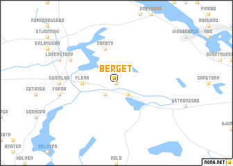 map of Berget