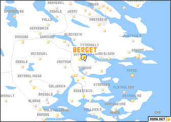map of Berget