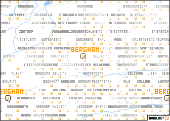 map of Bergham