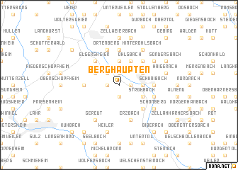 map of Berghaupten