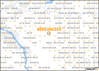 map of Berghausen