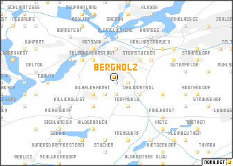 map of Bergholz