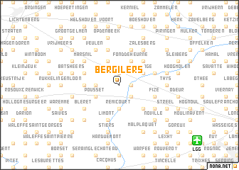 map of Bergilers