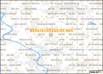 map of Bergisch Neukirchen