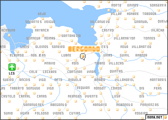 map of Bergondo