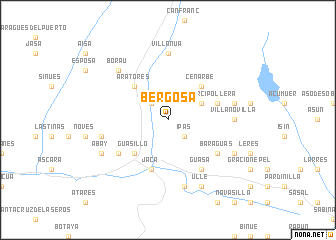 map of Bergosa