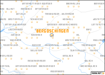 map of Bergöschingen