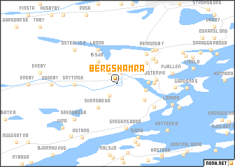 map of Bergshamra