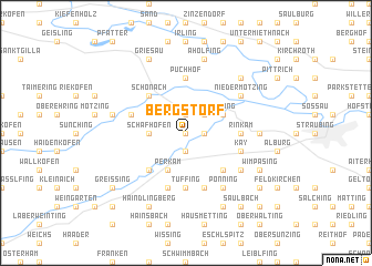 map of Bergstorf