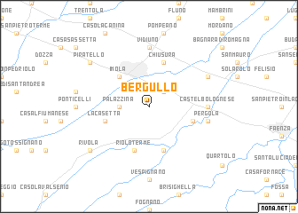 map of Bergullo