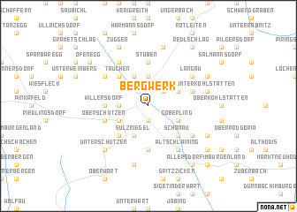 map of Bergwerk