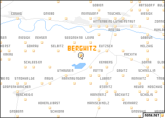 map of Bergwitz