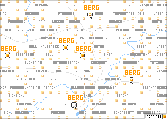 map of Berg