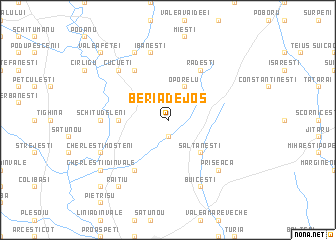 map of Beria de Jos