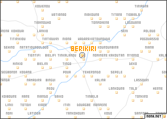 map of Bérikiri