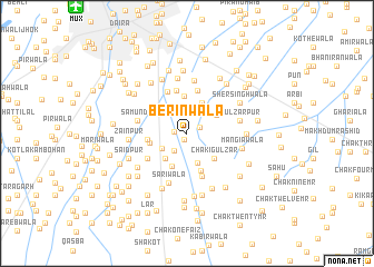 map of Berīnwāla