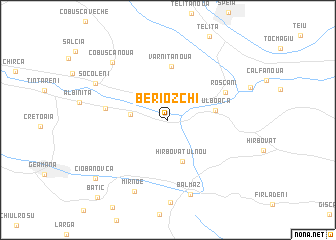 map of Beriozchi