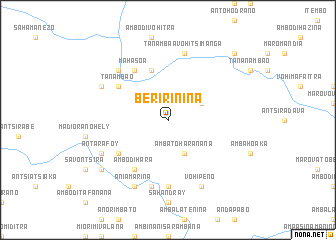 map of Beririnina