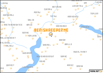 map of Berisha e Epërme