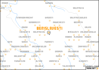 map of Berislăveşti