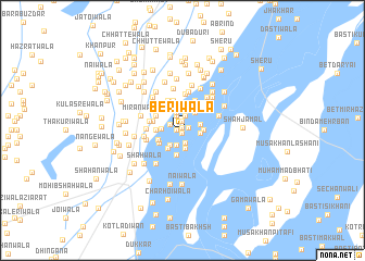 map of Berīwāla