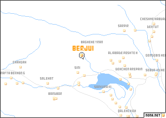 map of Berjūʼī