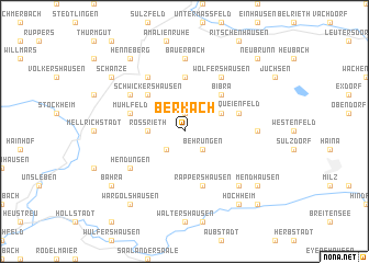 map of Berkach