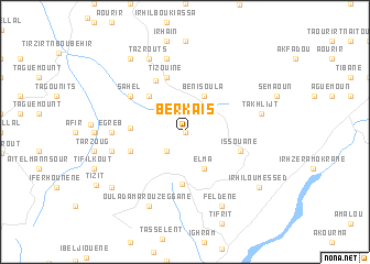 map of Berkaïs