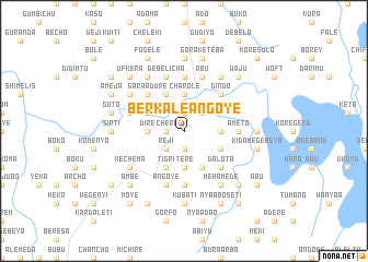 map of Berkalē Āngoyē