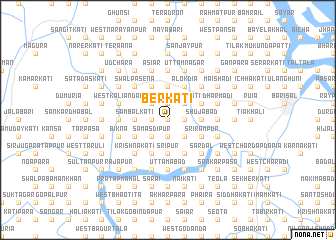 map of Berkāti