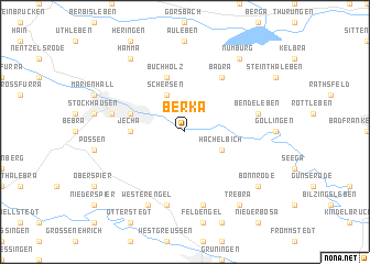 map of Berka