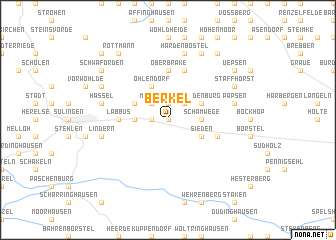 map of Berkel