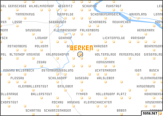 map of Berken