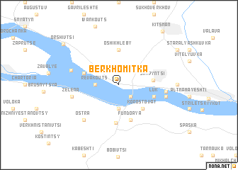 map of Berkhomitka