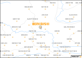 map of Berkovski