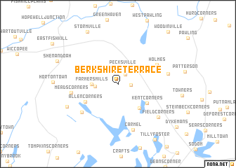map of Berkshire Terrace