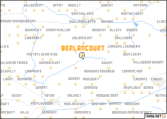 map of Berlancourt