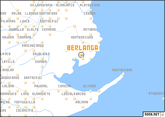 map of Berlanga