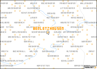 map of Berletzhausen