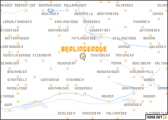 map of Berlingerode